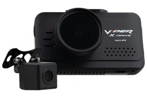 16477401 Видеорегистратор X-DRIVE DUO Wi-Fi + кам.заднего вида, салонная УТ000015370 Viper