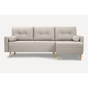92008515 Раскладной диван Divan.ru Нумо 216x87x137 см велюр цвет бежевый УТ-00012056 STLM-1440936