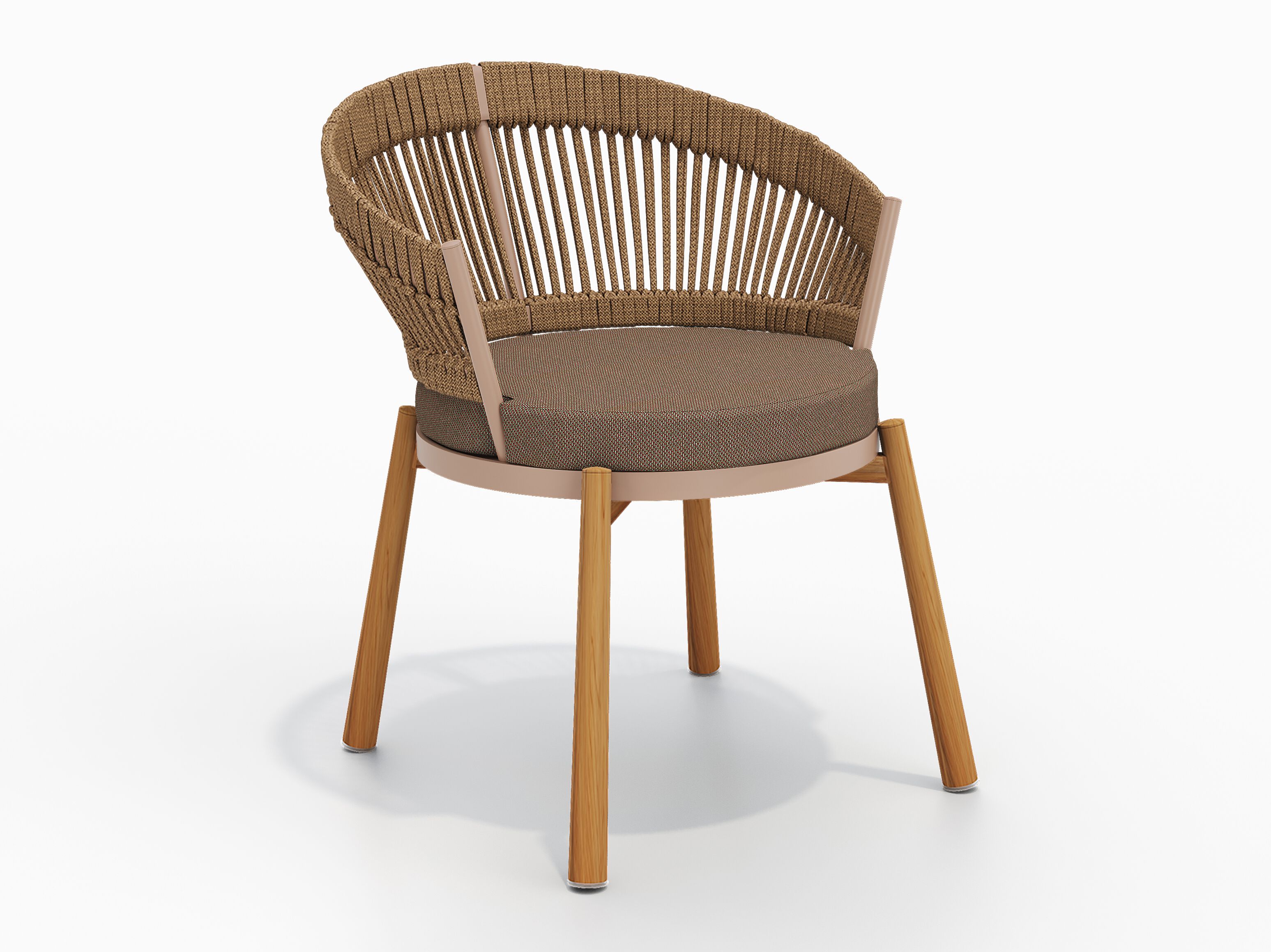 Веревочный и алюминиевый садовый стул с подлокотниками YAAZ Черепаха ARCH-00051144 - Вид №13