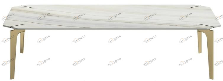 Capital Collection Низкий прямоугольный журнальный столик из мрамора Eclectic sun-id-1477758