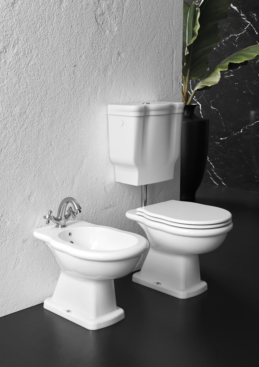 28200101, 28210101 Приставной унитаз напольный Белый Alice Ceramica Boheme Италия - Вид №3