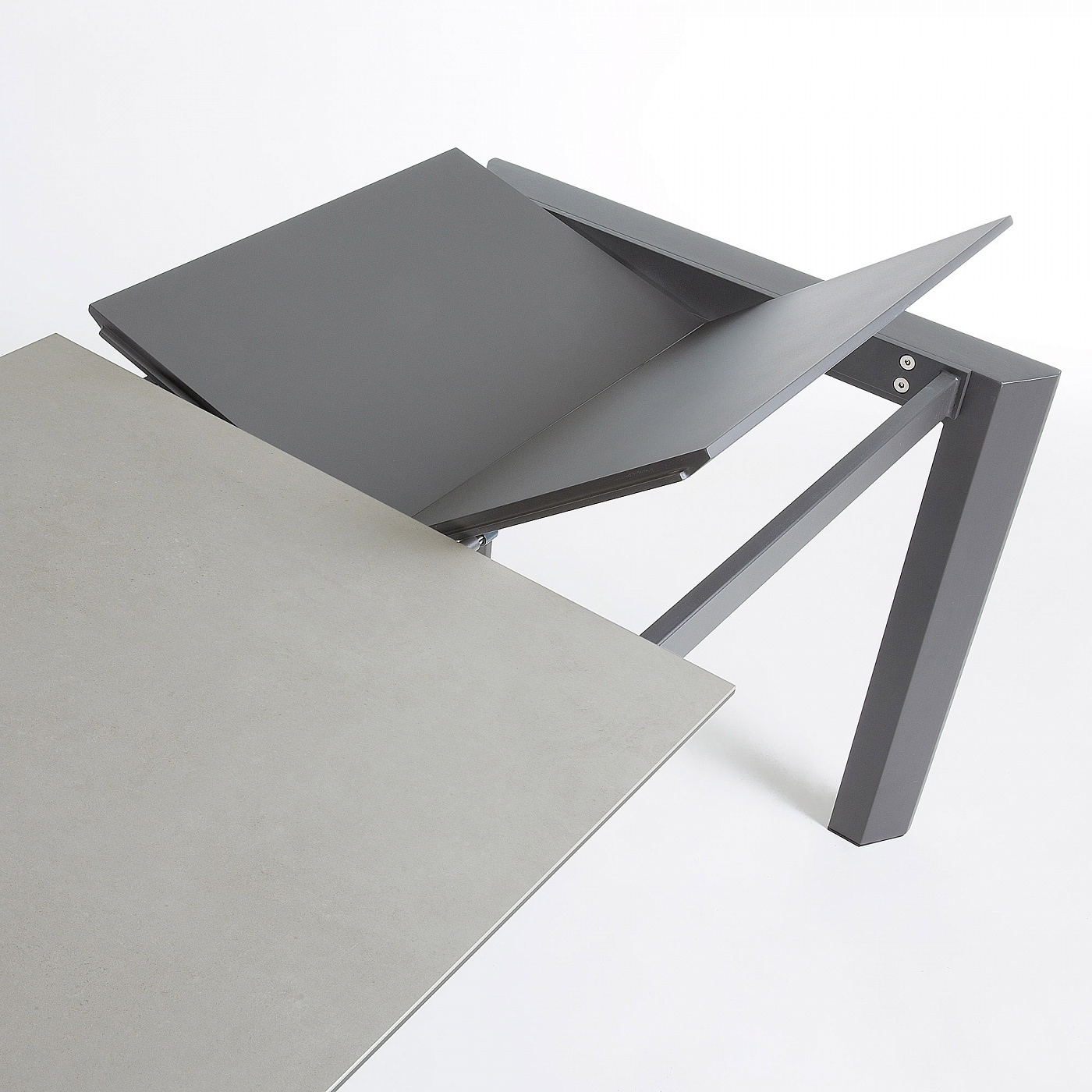 053504 Стол Atta 160 (220) x90 антрацит керамика La Forma Axis - Вид №3