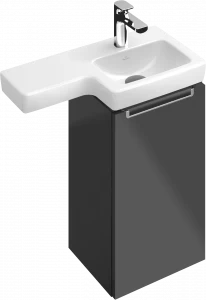 Villeroy&Boch Тумба под раковину Прямоугольная версия A81700PD Subway 2.0 Black Matt Lacquer
