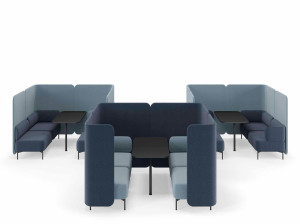 Офис остров модульная ткань