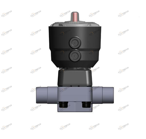 SANIT 223382000100032 2/2-ходовой мембранный клапан DK / CP, ПВХ-C, D 20 - 75 г, цапф, NC 