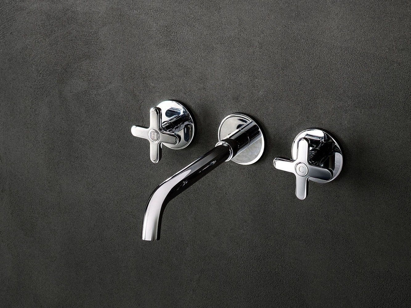 Настенный смеситель для раковины с 3 отверстиями Fantini Rubinetti Icona Classic ARCH-00141370 - Вид №1