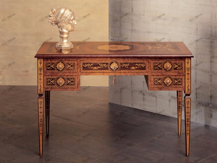 Rozzoni Прямоугольный стол с ящиками Classic sun-id-1421456