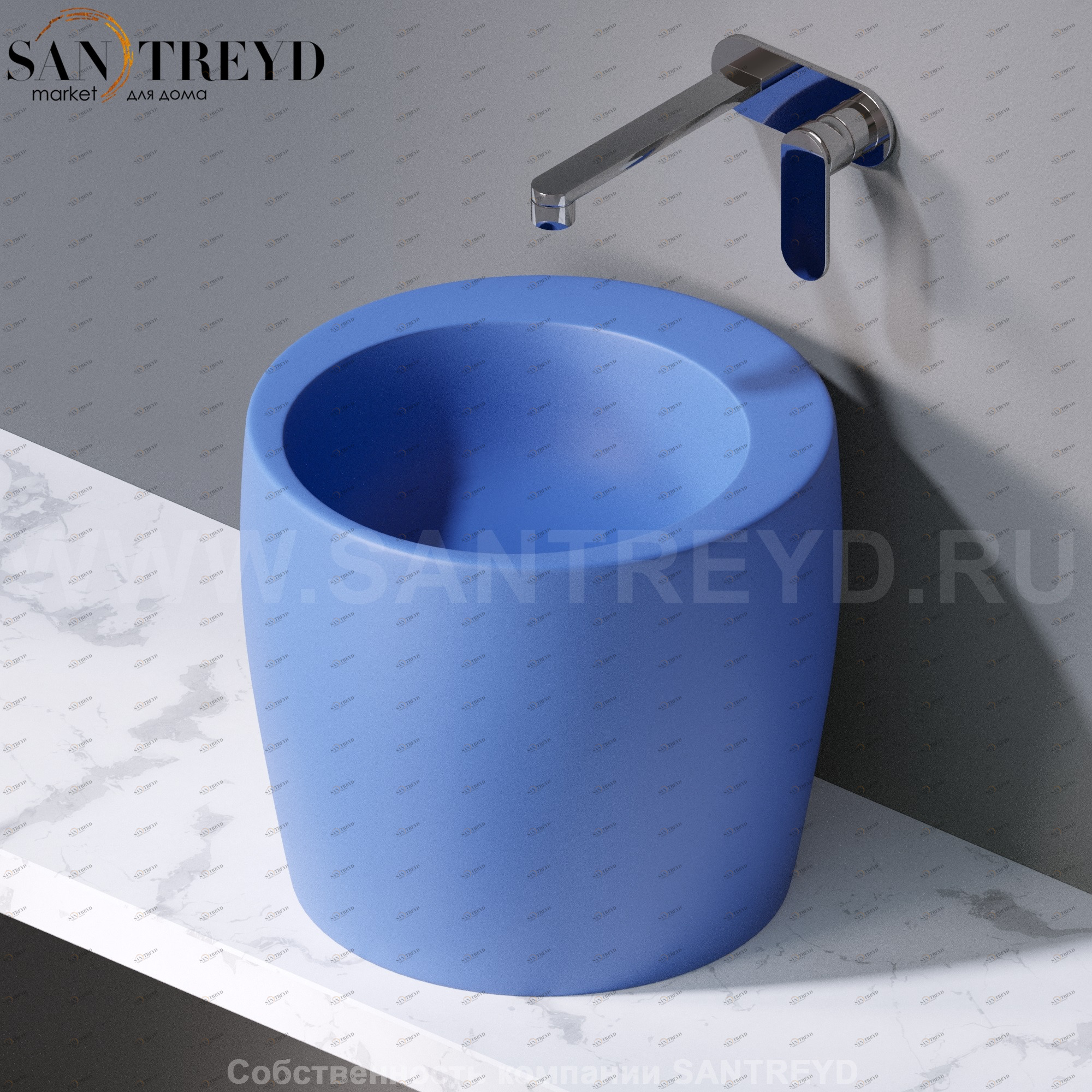 L101140 Накладная раковина на столешницу  круглая A. e T. Italia TOTEM AeT ITALIA