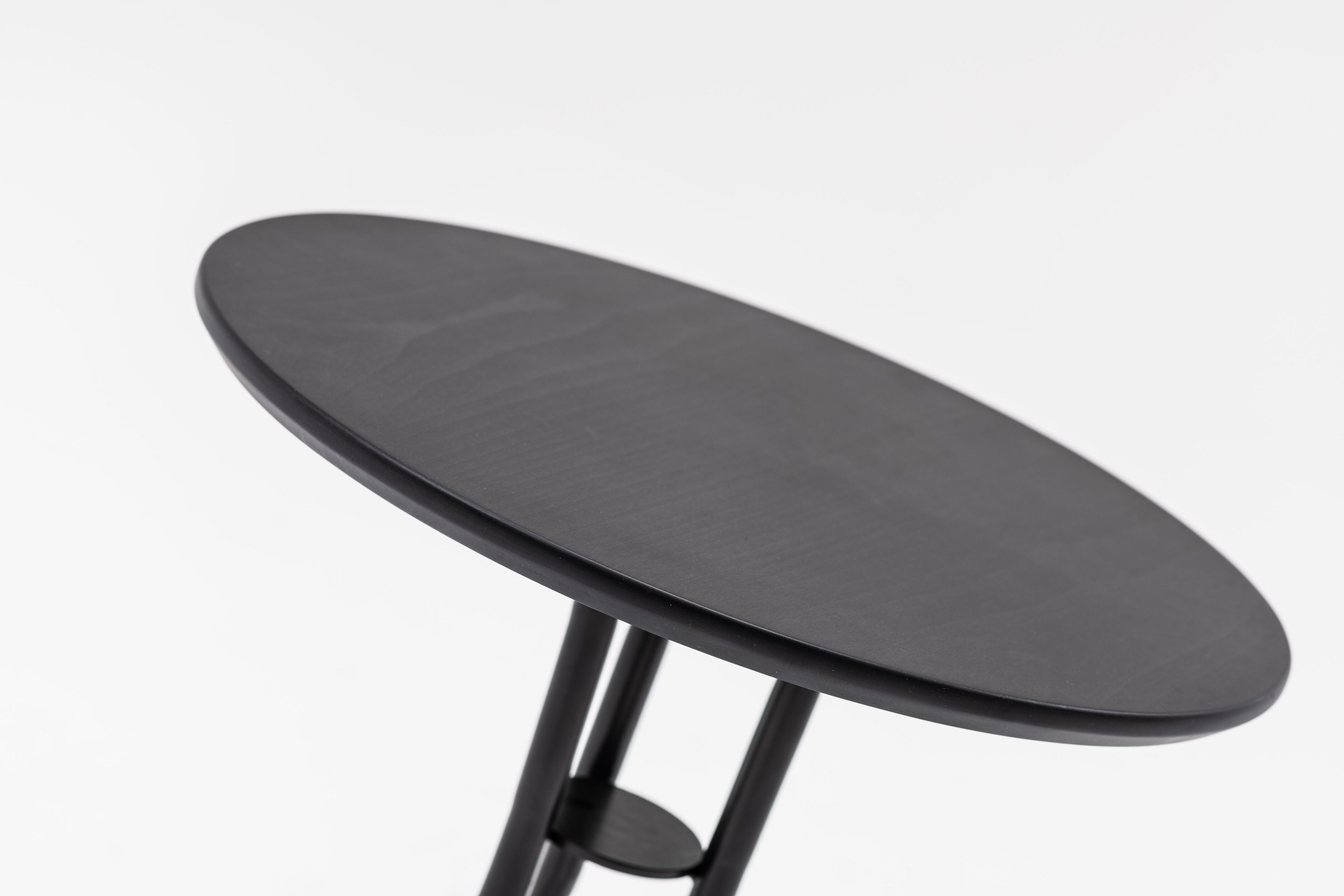 Высокий круглый журнальный столик из ясеня Papell Design Moi ARCH-00061595 - Вид №1