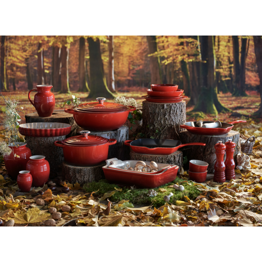 Казан чугунный Le Creuset, Ø32 см, вишневый 21114320600430 - Вид №6