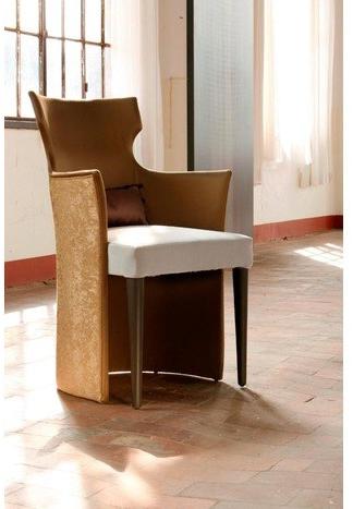 COLLI CASA Кресло с обивкой из ткани с подлокотниками Cortigiana sun-id-1414659 - Вид №2