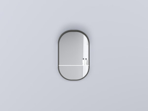 SPEOML-CM Eos-c: Зеркало со стеклянной полочкой и встроенной светодиодной подсветкой (без Выключатель) cielo Arcadia