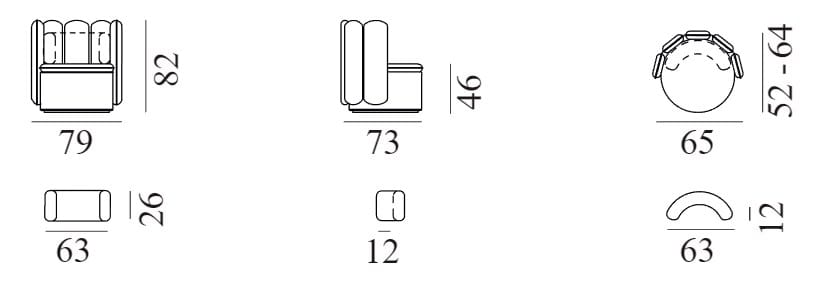 Ткань поворотный стул de Sede DS-800 ARCH-00045980 - Вид №6