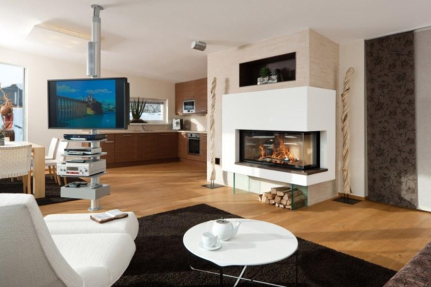 RÜEGG Угловой стальной дровяной камин с панорамным остеклением Classic line sun-id-1401982 - Вид №31