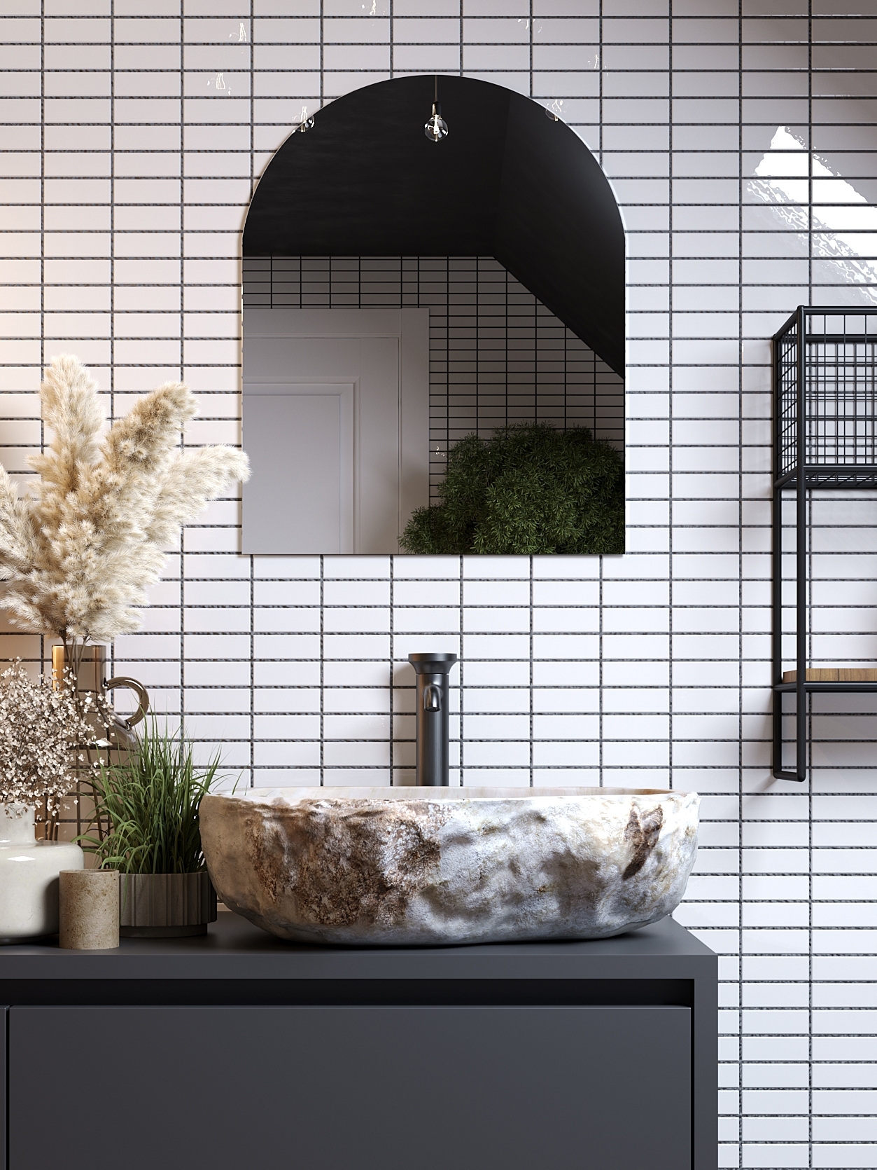 11612010 Зеркало NNK201 без полки 40 см Бытовое зеркало STLM-0001320 Santreyd 