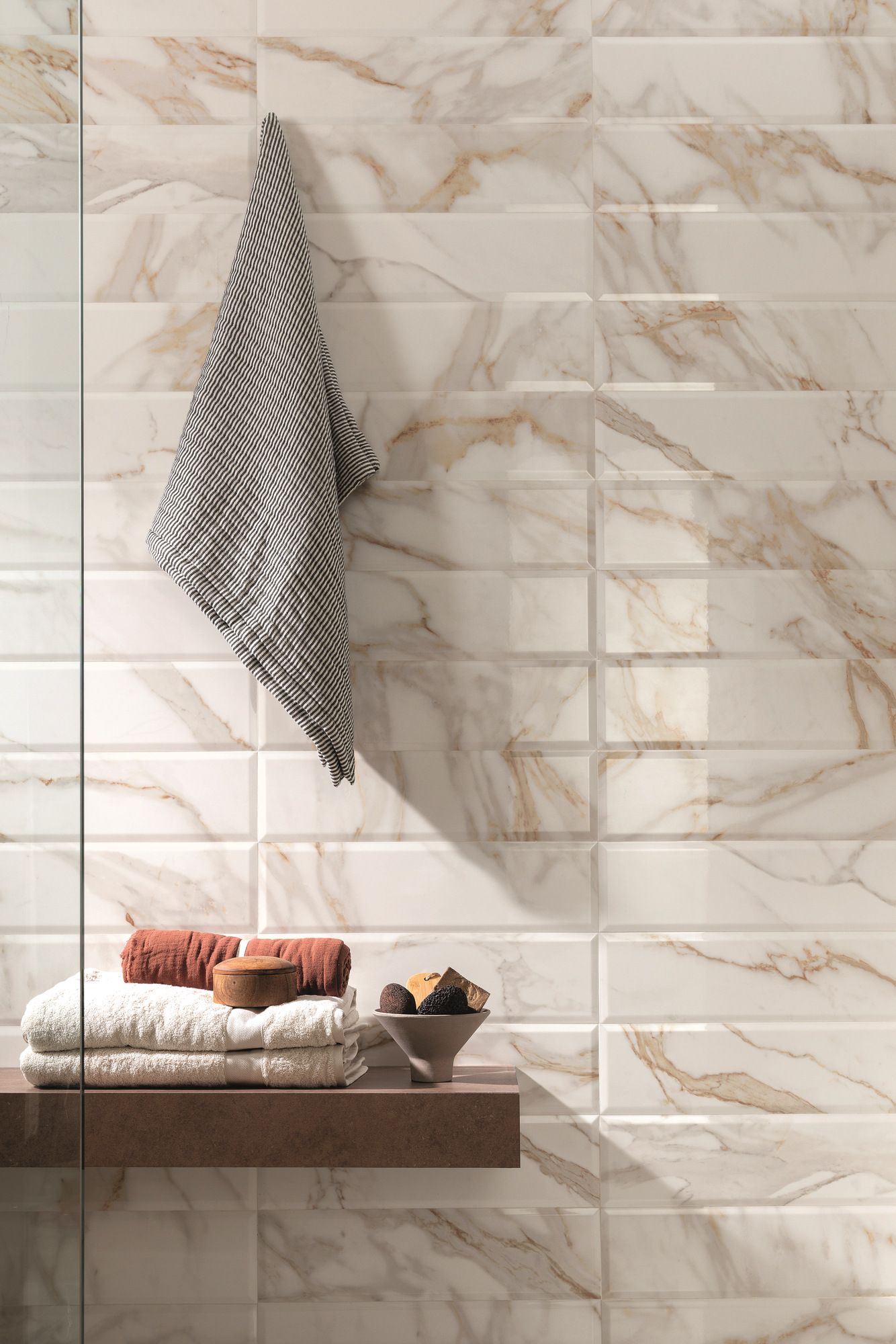 Пол / керамогранит с мраморным эффектом FAP ceramiche Roma Gold ARCH-00044009 - Вид №45