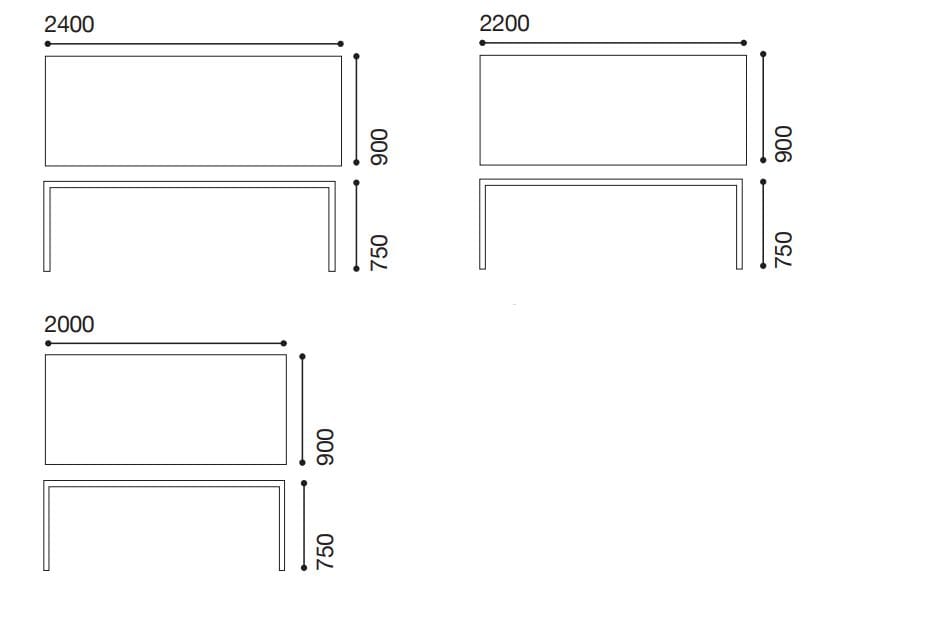 Прямоугольный стол для совещаний из ели Established&Sons Table ARCH-00100307 - Вид №2