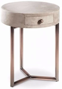 Cantori Круглый прикроватный столик с ящиками