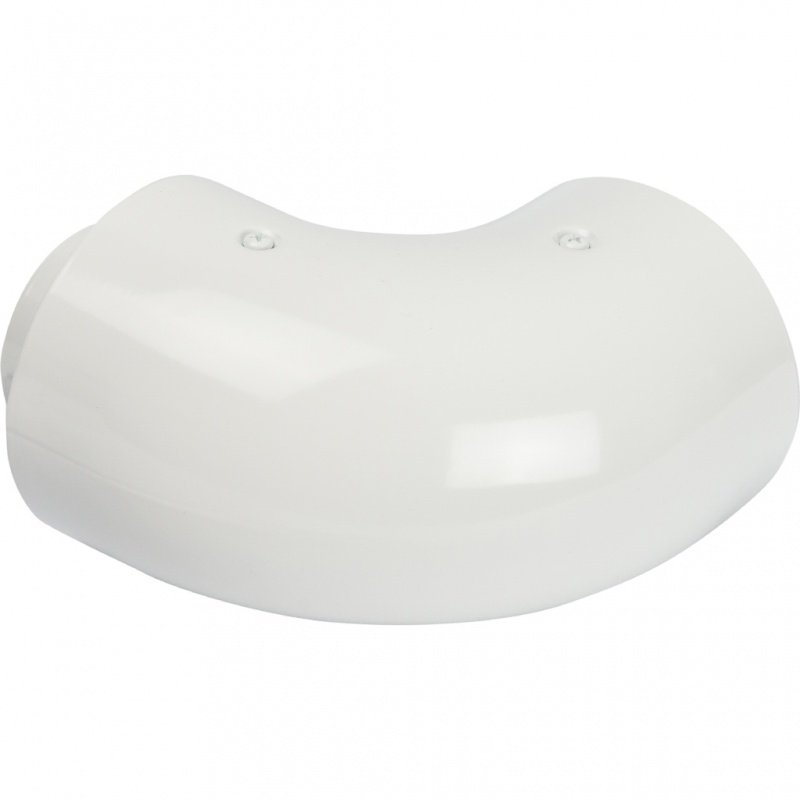 Угол дымохода STOUT 60/100 90 градусов с хомутом SCA6010000090 - Вид №1