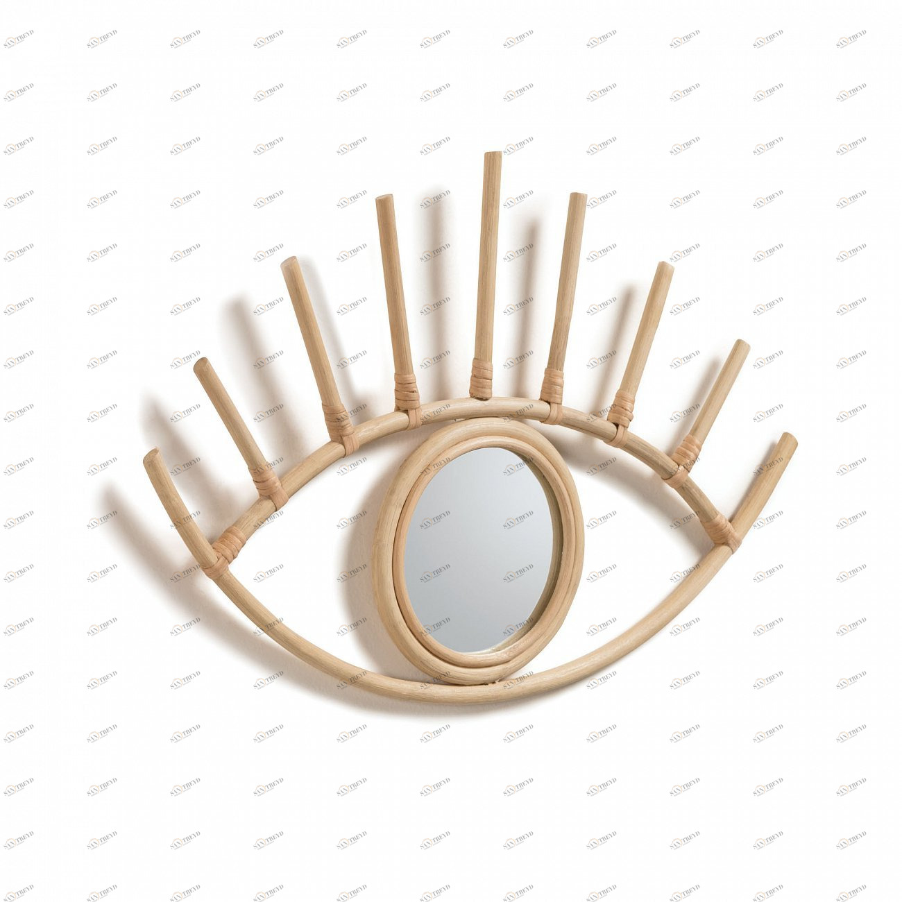 Зеркало в виде глаза настенное золотое Maela от La Forma LA FORMA MAELA 342902 