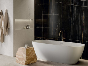 Пол / керамогранит с мраморным эффектом