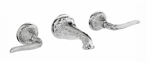 Bronces Mestre Смеситель для умывальника настенный на 3 отверстия с отдельными розетками Versailles 230033.a300.50