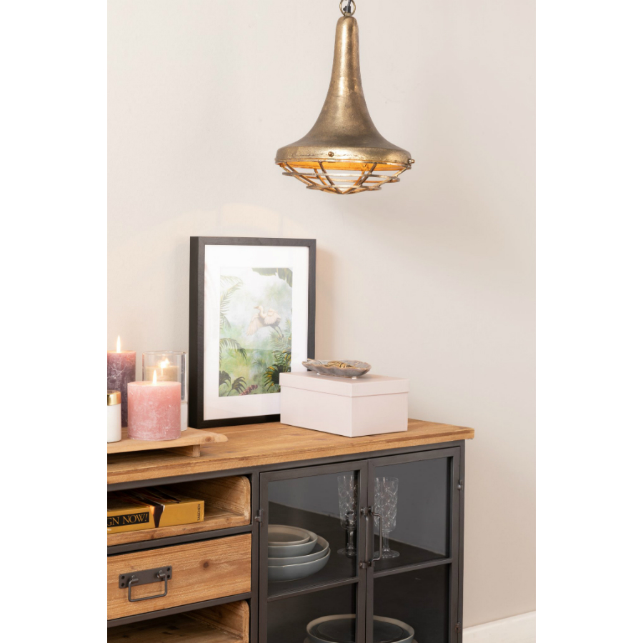 Лампа подвесная Wout, латунь White Label Living 5300141 - Вид №2