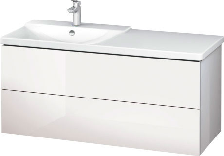 LC625407575 L-Cube Тумбочка подвесная Лен, декор Duravit - Вид №2