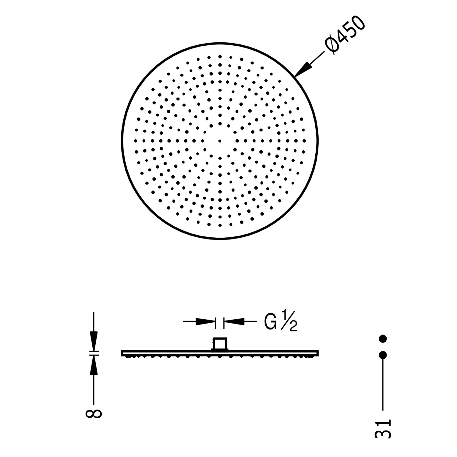 Насадка для душа-29963204 TRES RICAMBI - Вид №1