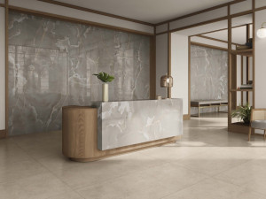 Пол / керамогранит с мраморным эффектом