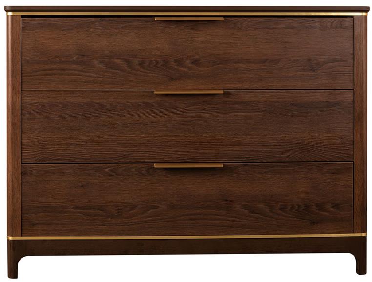 2498 Комод с 3 ящиками Модерн Дуб Гладстоун R-HOME 4009277H_Гладстоун - Вид №2