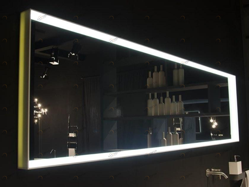 RIFRA Настенное зеркало для ванной в раме из кориана sun-id-1484444