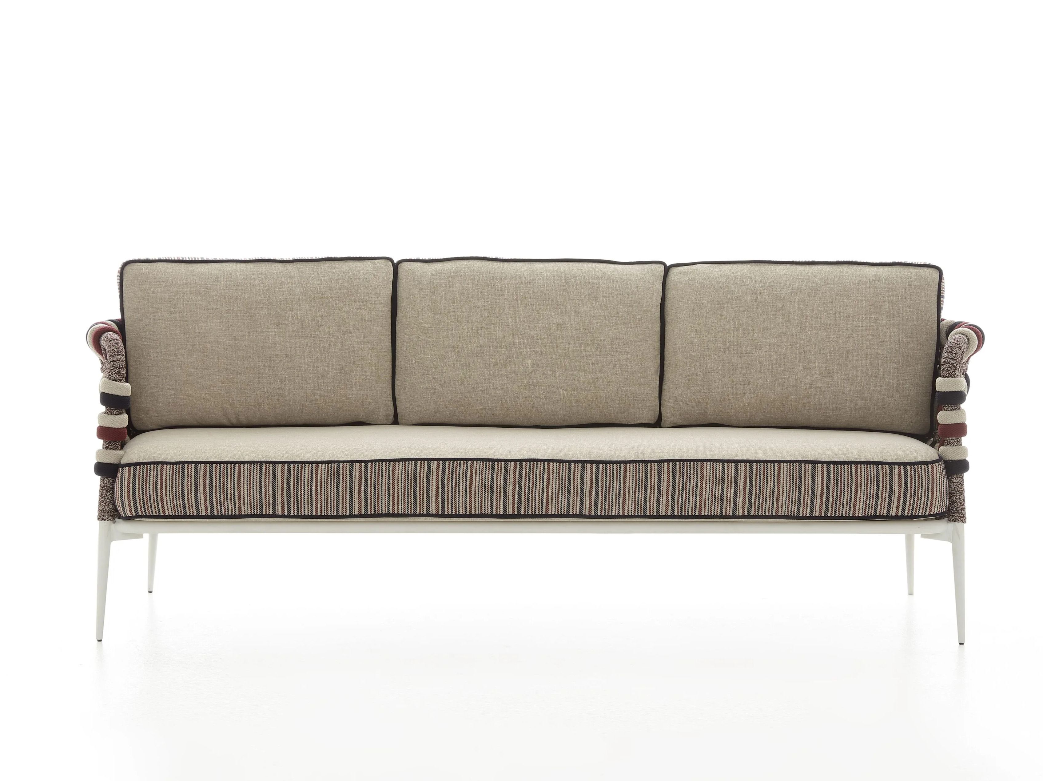 Плетеный 3-местный открытый диван с веревками Nodo Italia Antonio Marras + Nodo Italia ARCH-00028114 - Вид №1