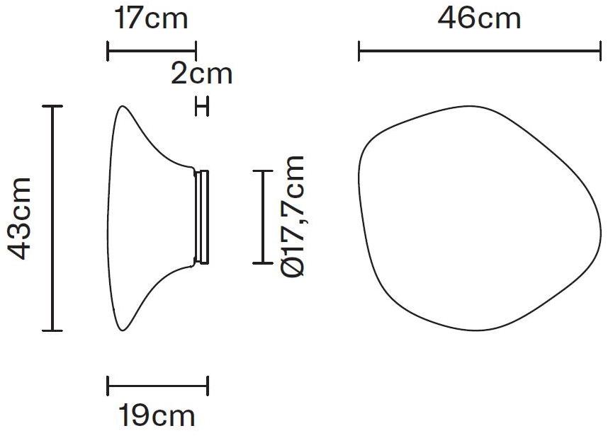 Fabbian Люминесцентный потолочный светильник из галогенного стекла Lumi mycena sun-id-1437374 - Вид №4