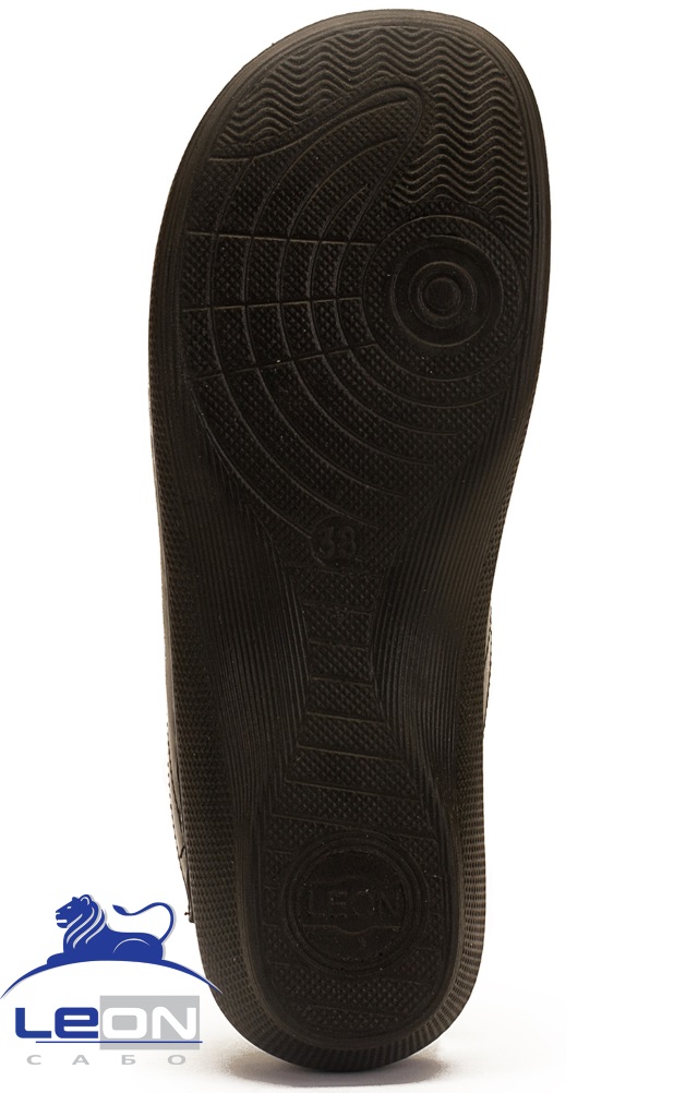 62035 Сабо "Leon LIGHT" женские черные LEON  Сабо и сланцы размер 37  - Вид №2