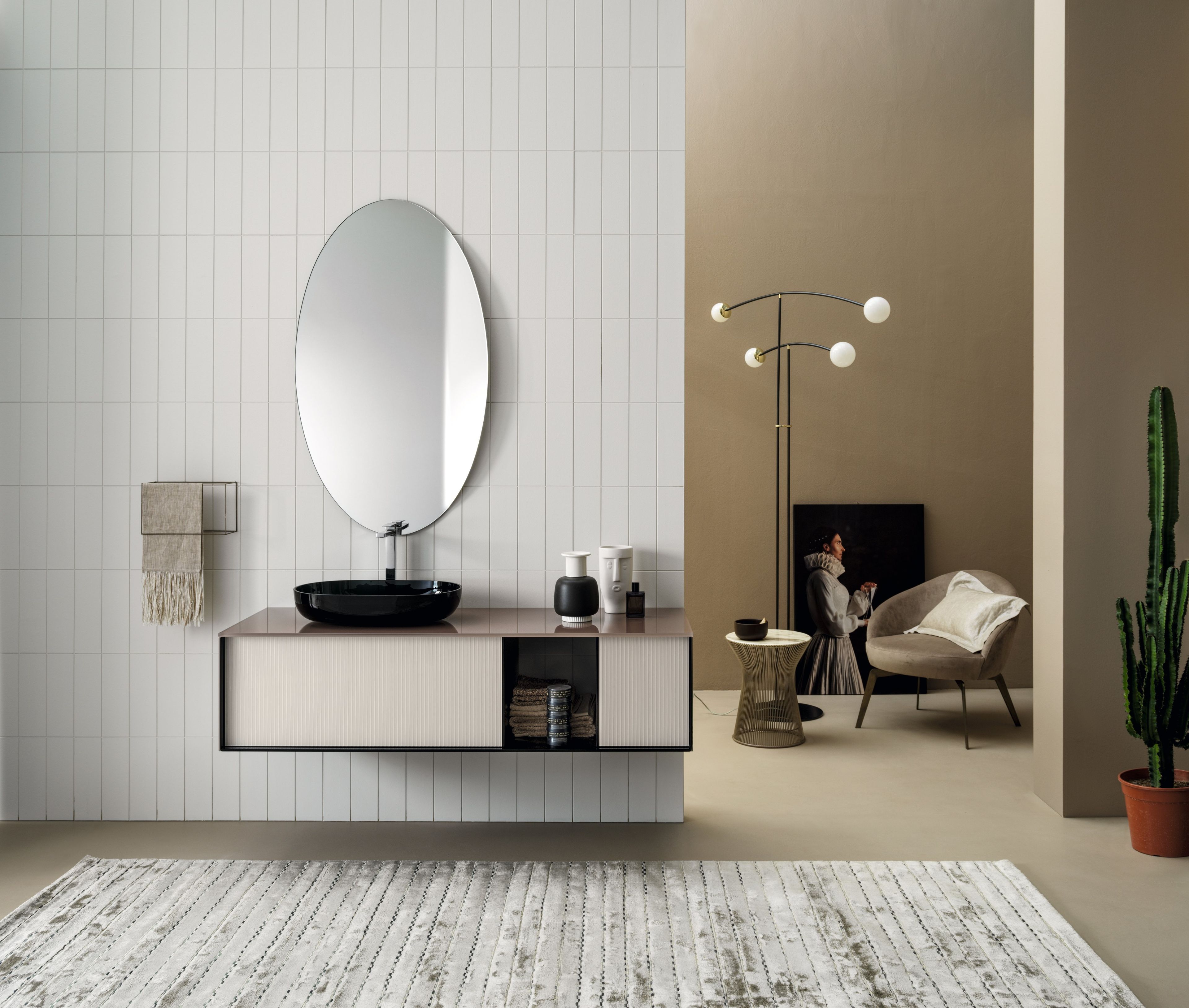 Модульный подвесной умывальник с ящиками ARTELINEA Quadra ARCH-00081697 - Вид №1