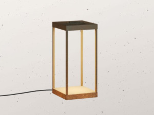 Напольная лампа из латуни