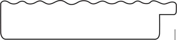 BY 3902 Зеркало в багетной раме - красная волна 89 mm EVOFORM Definite - Вид №4