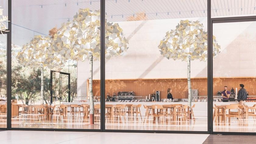 Green Furniture Concept Торшер / настенная акустическая панель Leaf lamp series sun-id-1365094 - Вид №1