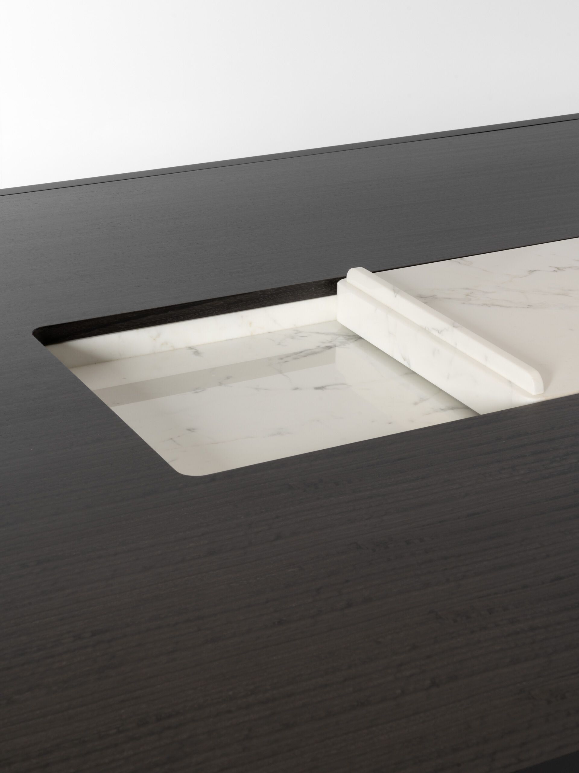 Деревянный прямоугольный стол с Lazy Susan Lorenzo Tondelli MANTA ARCH-00068602 - Вид №1