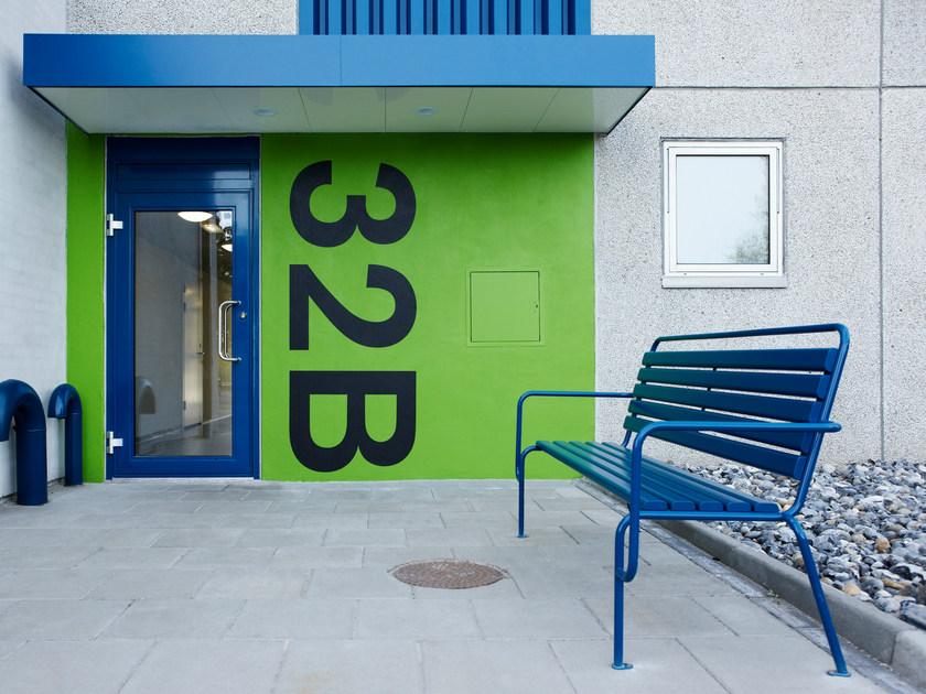 Nola Industrier Скамья из стали со спинкой Tuben sun-id-1401257 - Вид №1