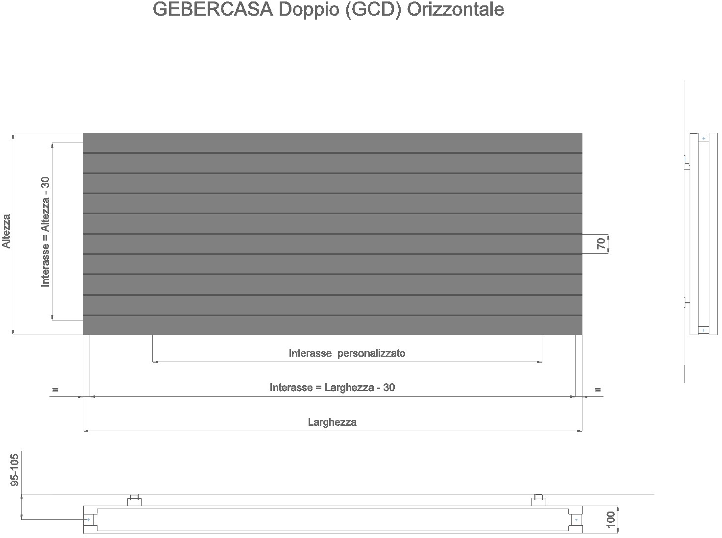 Geber Radiatori Настенный стальной радиатор с порошковым покрытием Geber casa sun-id-1354201 - Вид №5