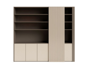 Деревянный книжный шкаф