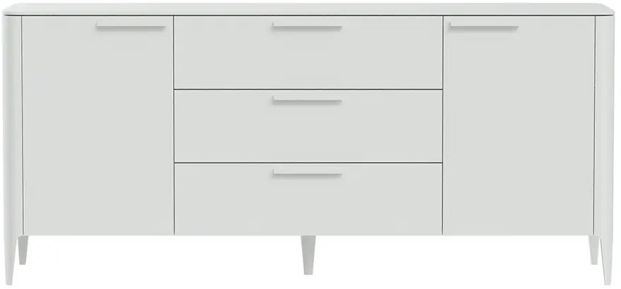 91313379 Тумба напольная Ellipse furniture Type 3 ящика 178x51x80 см МДФ цвет белый STLM-1077755