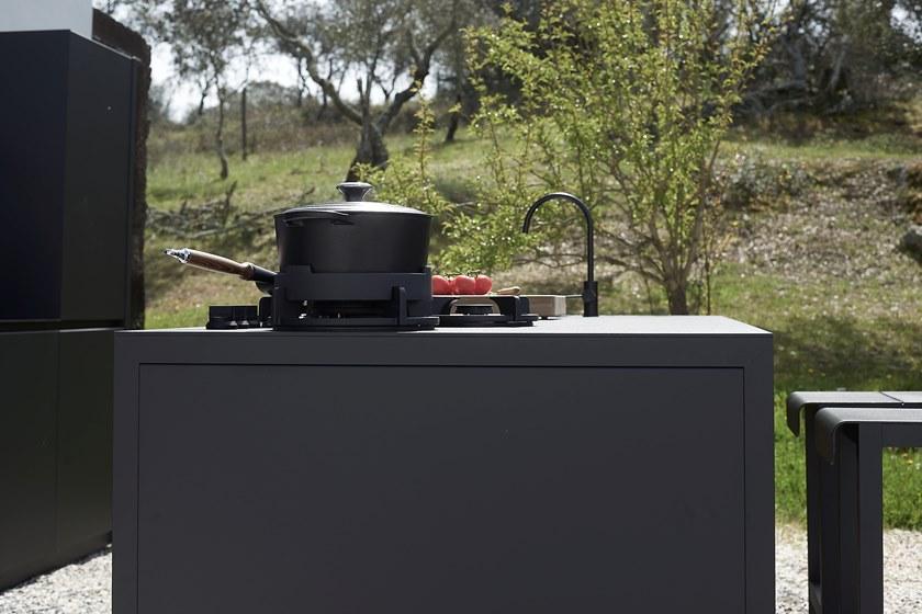 Sachi Алюминиевая кухня с островом In/out kitchen sun-id-1500417 - Вид №2