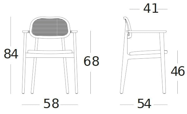 Дубовый стул с подлокотниками и мягким сиденьем Vincent sheppard Titus ARCH-00146418 - Вид №19