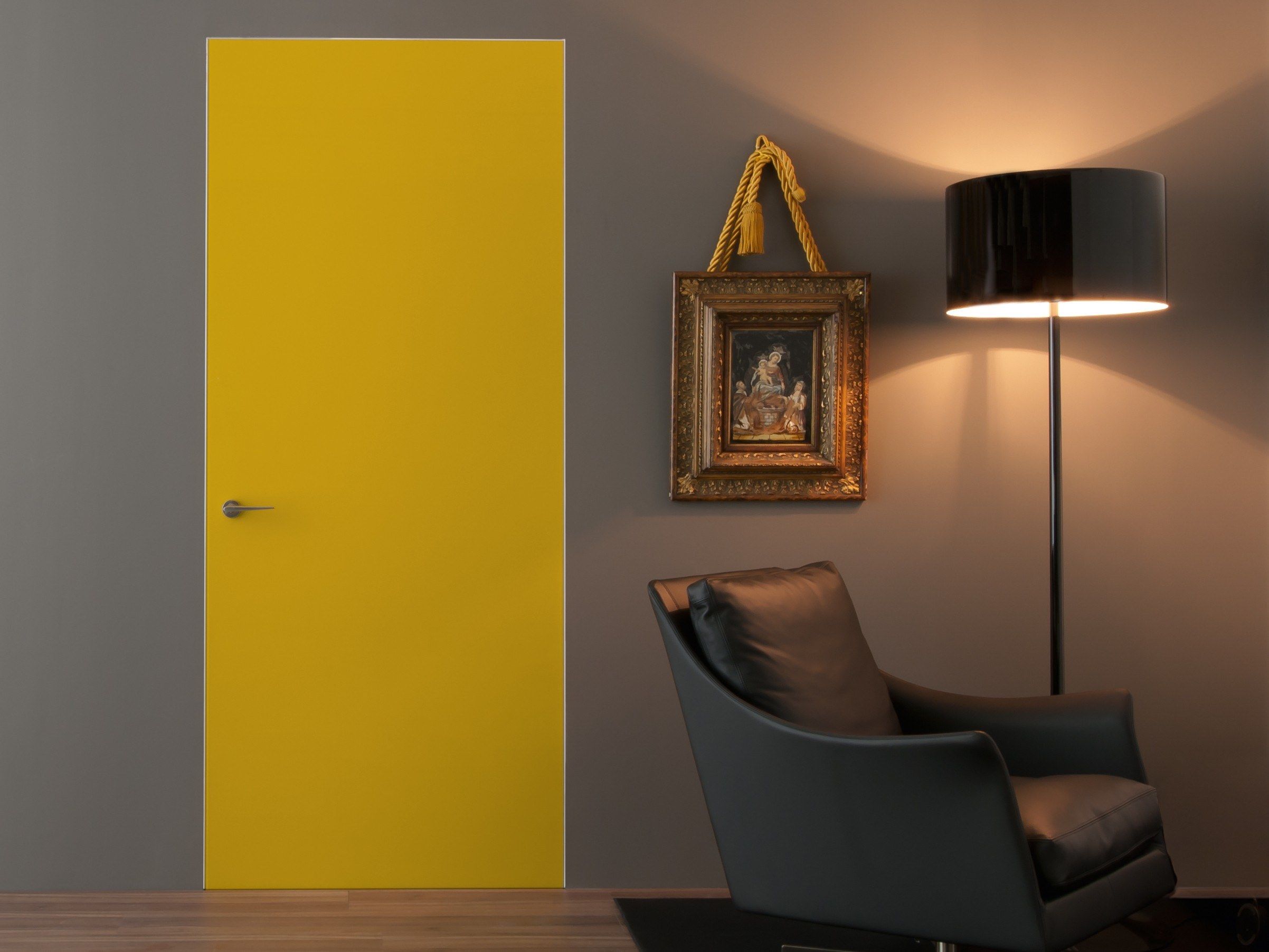 Стеклянная стена заподлицо распашная дверь ALBED Integra ARCH-00121802