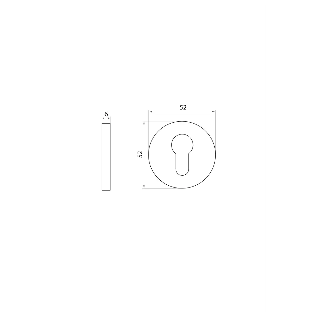 Puerto Slim - элегантная накладка на цилиндр для защиты замочной скважины 86407862 STLM-0068757 - Вид №3