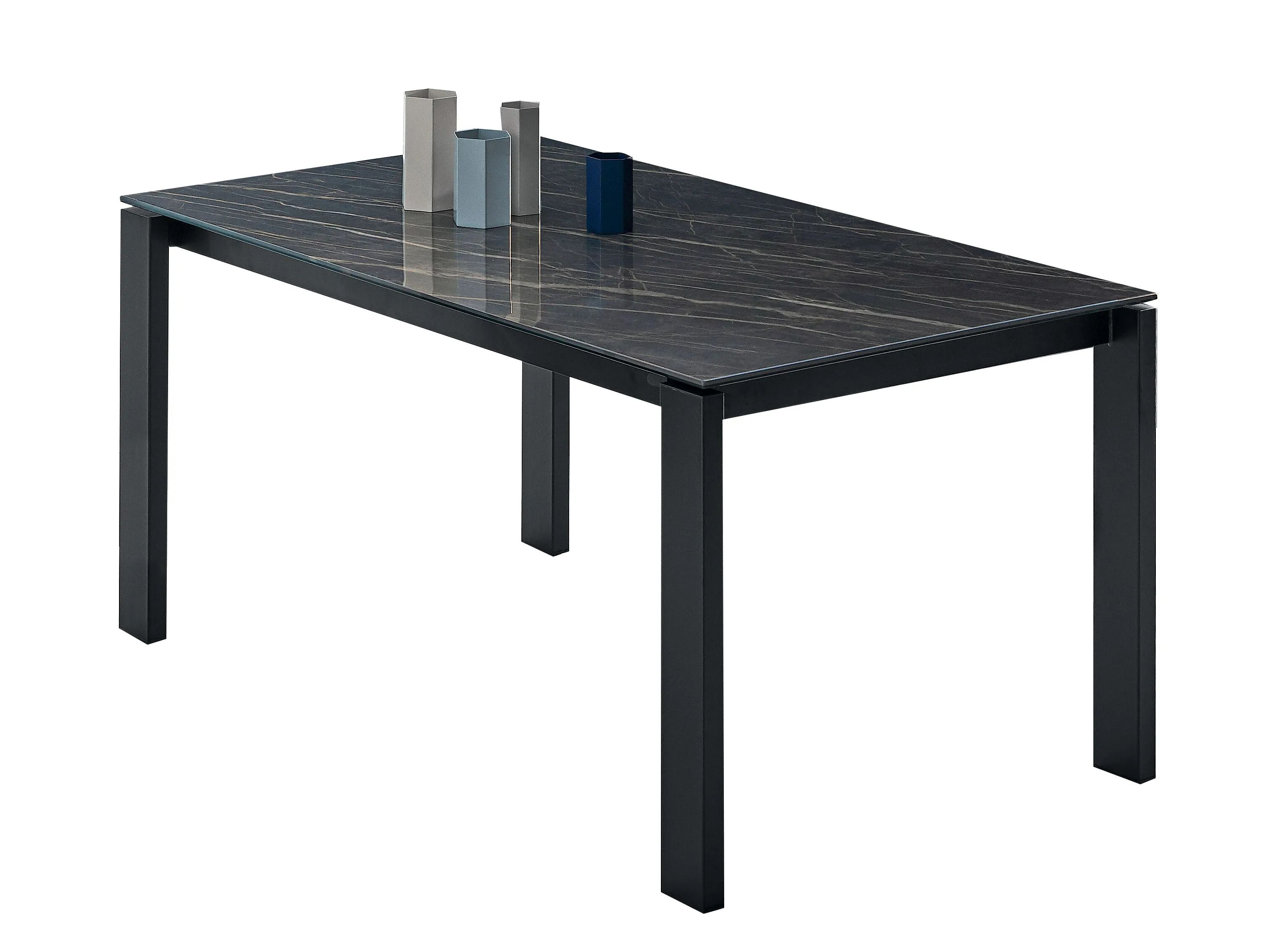 Обеденный стол из нержавеющей стали и SuperMarmo Bontempi Casa TOM ARCH-00053464