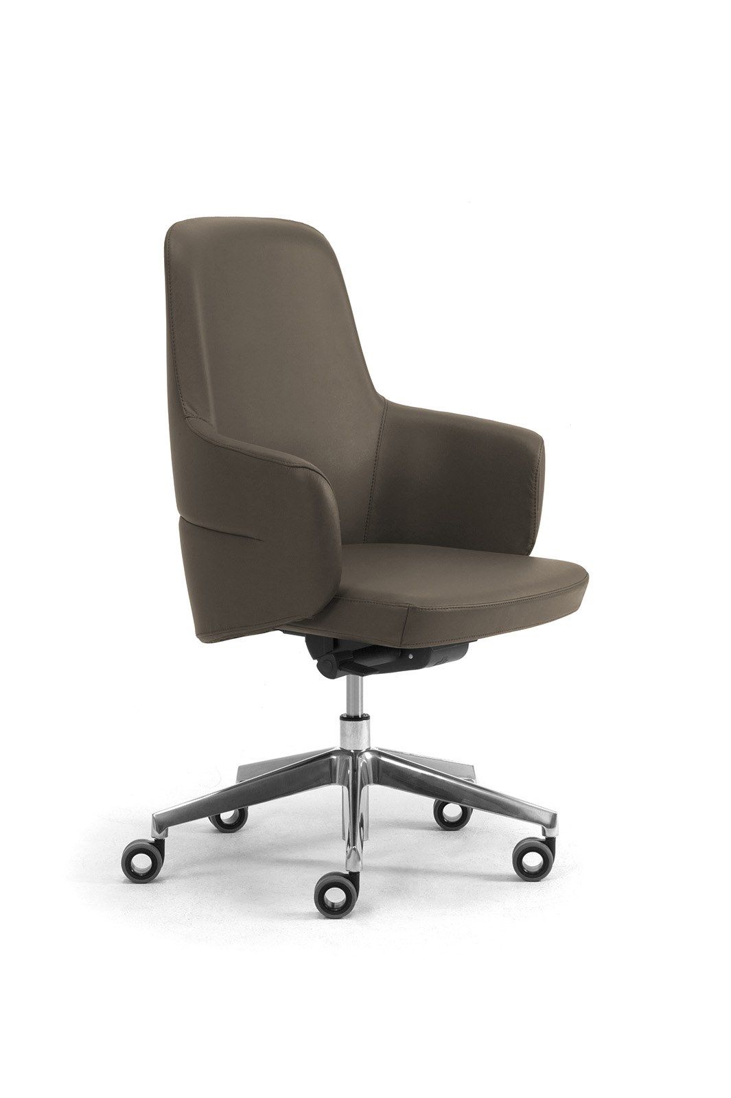 Регулируемое по высоте кожаное офисное кресло с подлокотниками Leyform ARCH-00079708 - Вид №11